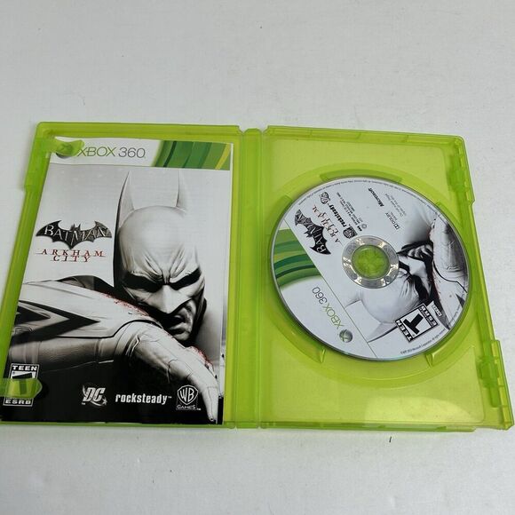 Batman: Arkham City (Microsoft Xbox 360, 2011) Game and Box & Manual Tested - Picture 3 of 4